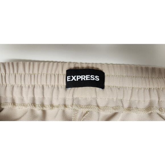 Express Womens Medium High Rise Pull On Joggers Drawstring Waist Pockets Boho - Picture 6 of 6